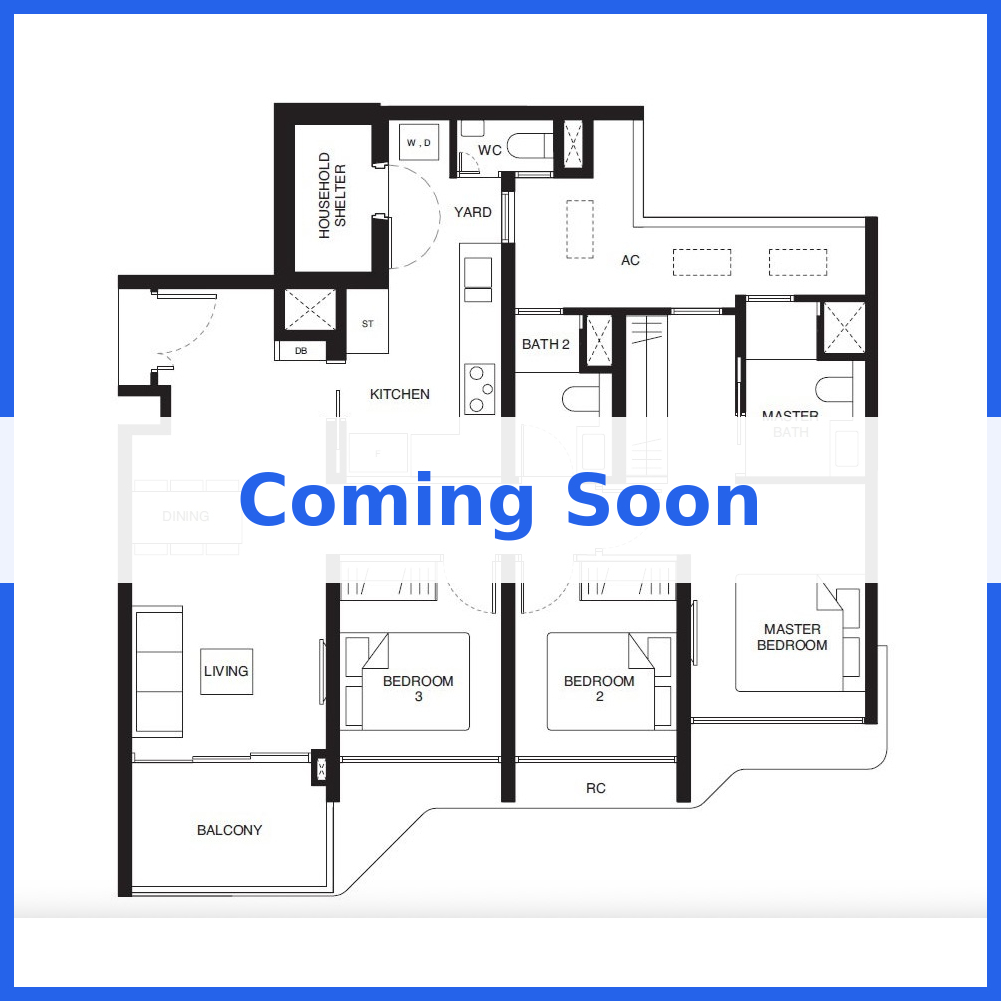 Dorset Gardens 3 Bedroom Floor Plan